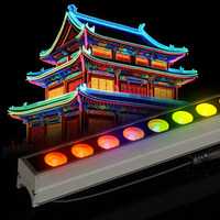 Iluminación LED de Tubo de Píxeles de Alta Calidad y Brillo para Decoración de Contornos, DMX512, Exterior, IP66, 12W, Luz Lineal, 3 Años de Garantía