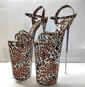 Zapatos de tacón ultraaltos de 30 cm para mujer, plataforma alta, talla personalizada 50, altura del tacón 22 cm, tacones de boca de pez para pole dance. - Product Image 3