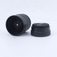 Accessoires pour fumer d'herbes broyeur de 63mm magasin de fumée produits à fumer broyeur logos imprimer broyeur d'herbe de tabac en alliage d'aluminium