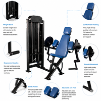 Nouvelle machine à curls pour biceps, design inspirant, équipement de musculation commercial pour la formation des bras en salle de sport