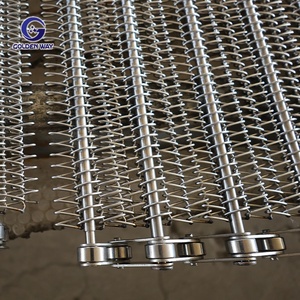 Isıya Dayanıklı, Sağlam Paslanmaz Çelik, Ayarlanabilir <span class=keywords><strong>Spiral</strong></span> Dengeli Örgü Bantlı Konveyör, Soğutma veya Dondurucu İçin Yeni - Product Image 1