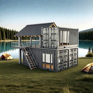 2 طوابق 20 قدم منزل مريح المعيشة فيلا مسبقة الصنع مكتب المنزل غرفة نوم غرفة المعيشة الصناعية - Product Image 5