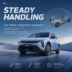 EWIND LHD EV: SUV Elettrico High-Tech con Stile Moderno, Esterni e Interni di Design, Veicolo Cinese, Autonomia 520km, Batteria 70.38kWh - Product Image 5