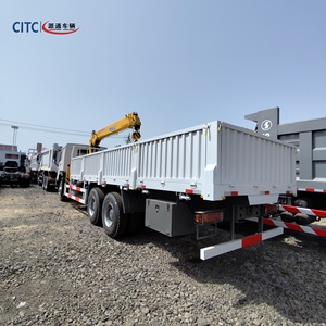 Prix usine <span class=keywords><strong>Camion</strong></span>-grue HOWO 6X4 Capacité de levage 12T 371HP Pneus 12R22.5 Grue à flèche articulée pliante pour le Ghana - Product Image 3