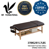Lit de massage de salon de beauté et de spa moderne, réglable, durable, fixe et stockable, en cuir synthétique de haute qualité, en vente chaude