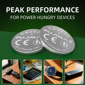 PUJIMAX CR2032 3 Volt <span class=keywords><strong>batteria</strong></span> al litio da 5 batterie per Garage apriporta, luci LED, console di gioco - Product Image 4