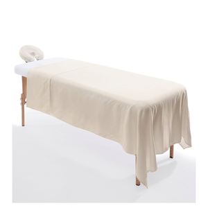 Sábana Plana de Masaje para SPA, Moderna, Tejida, de Polialgodón, 300 Hilos, Lavable, con Orificio para la Cara, 120*230cm, con Logotipo Personalizado - Product Image 3