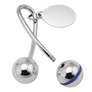 Llavero de Metal de Aleación con Diseño Vintage de Cerezas, Impresión UV, Llavero de Dibujos Animados Hecho de Cuero y Aleación de Zinc - Product Image 2