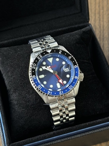 Montre de plongée pour homme avec <span class=keywords><strong>mouvement</strong></span> automatique GMT 4R34, 41,2 mm, étanche, lunette en céramique, nouveau bracelet, fermoir fraisé - Product Image 2