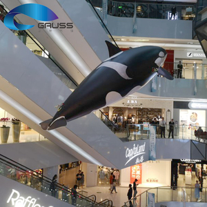 Ballons gonflables publicitaires télécommandés en forme de baleines tueuses volantes, personnalisables en usine, gonflables à l'hélium, de forme originale - Product Image 5