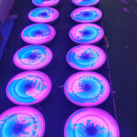 Carrelage interactif en Gel sensible à la pression, Portable, sol sensoriel liquide pour enfants, piste de danse liquide 3d Led, nouvel arrivage
