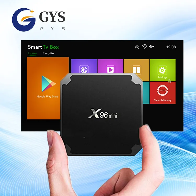 X96 Tv Box Mini Android 2G 16G Amlogic S905W, Quad Core Android 9.0 OS 4K WIFI TV Box Pintar X96 Mini Tv Box