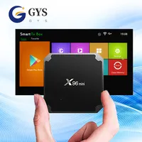 Di vendita caldo X96 Mini android tv box 2G 16G Amlogic S905W Quad Core Android 9.0 OS 4K WIFI Smart TV Box x96 mini smart tv box
