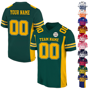Maillot de football personnalisé pour adulte, maillot de football d'équipe personnalisé avec nom et numéro, maillot de football universitaire personnalisé pour les fans - Product Image 1