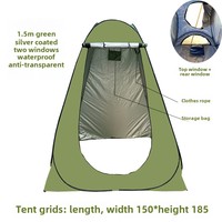 Nouvelle Tente de Douche et de Toilette Pop-up Portable pour Camping, Abri d'Intimité Extérieur