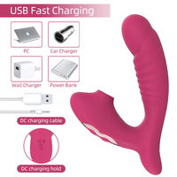 Frauen-Masturbator Saugender Massagestab Intimer Klitoris-Stimulator Sexspielzeug Vibrierender Dildo Dildos und Vibratoren 050/130