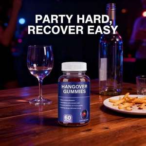 Gomitas para la Resaca - Alivio Rápido para los Efectos Secundarios de Fiestas y Reuniones Sociales, 60 Unidades - Product Image 2