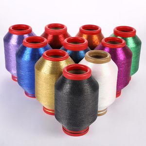 Đơn và Đôi Bọc Bạc thêu phẳng Polyester hòa tan trong nước chịu nhiệt độ cao 100g sợi vàng phẳng - Product Image 3