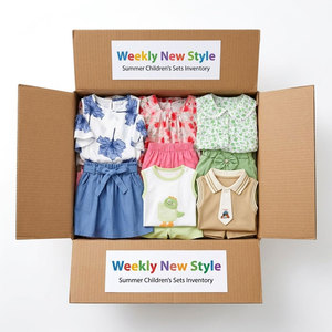Conjuntos de Ropa de Verano para Niños al por Mayor, Mezcla Aleatoria de Algodón, Conjuntos de Ropa para Bebés y Niños Pequeños, Exceso de Inventario de Fábrica, Ropa Casual, Venta de Inventario al por Mayor - Product Image 1
