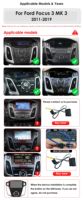 CARUPEZ Radio de Auto con Pantalla Táctil Android DSP de 9 Pulgadas con GPS y CarPlay Integrados para Ford Focus 3 MK3 2011-2019 Plug&Play