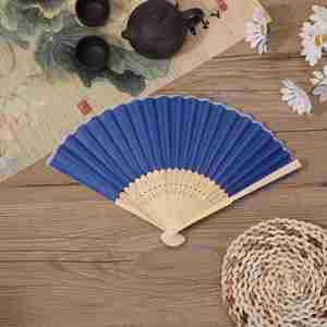 Custom Sublimation Folding Silk Wedding <b>Hand</b> <b>Fan</b> for Bride Portable Bamboo with Portable Angel Painting for Souvenir Promotion - Product Image 5