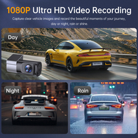 Elegante y Seguro 360 °   Cámara Giratoria 1080P para Coche/SUV/F1 con Visión Nocturna Starlight y Grabación en Bucle