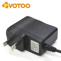 Adaptateur secteur mural vertical 6W 5V 1.2A avec prise AU/EU/UK/US pour petits appareils électroniques, capteur LED, certifié CE CB FCC RoHS, OEM