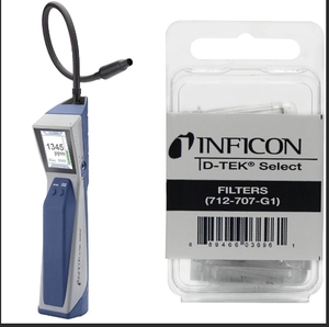 Détecteur de fuite de réfrigérant INFICON D-TEK 3, haute précision, batterie lithium-ion, capteur de CO2, modes automatique et manuel, étui robuste - Product Image 6