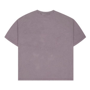Camiseta Vintage <span class=keywords><strong>de</strong></span> Algodón para <span class=keywords><strong>Hombre</strong></span>, 300 g/m², Diseño 'Silence Builds Empires', Color Ciruela Desgastado, Corte Holgado, Estilo Desgastado - Product Image 2