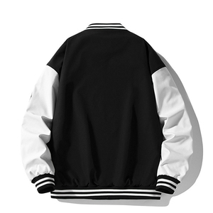 Blouson Homme Personnalisé Tendance Ample Style Baseball Sport Mode Marque Étudiant Décontracté Color Block Haut - Product Image 5