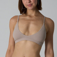 Soutien-gorge de sport ultra-fin sans armatures G TOP, double couche, toucher doux, forme en V profond sexy, sans couture