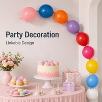 Ballon en latex coloré de 12 pouces à queue rapide, décoratif, pour fête d'anniversaire, article de décoration pour anniversaire, vente en gros