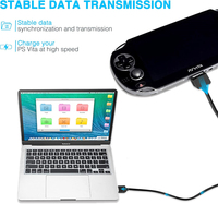 Câble de chargeur PS Vita de 3,9 pieds, PSV 1000 1.2M, cordon de charge de transfert de données USB pour PlayStation Vita 1000