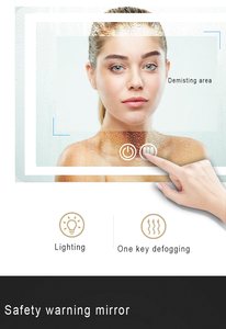 <span class=keywords><strong>Specchio</strong></span> LED Orizzontale da <span class=keywords><strong>Bagno</strong></span> Retroilluminato con Sensore Touch Dimmerabile, Montaggio a Parete per <span class=keywords><strong>Bagno</strong></span> Moderno, Hotel, Vanity - Vendita all'Ingrosso - Product Image 6