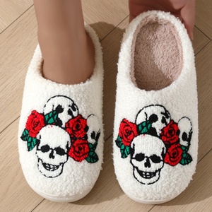 Pantoufles d'intérieur personnalisées en peluche douce pour l'hiver, confortables, avec logo, nouveau design fruité, excellente qualité pour la saison printanière - Product Image 1