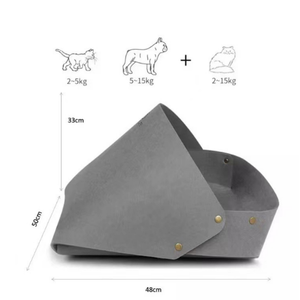 Casa de fieltro para mascotas, cueva para gatos, cama para gatos, tienda de campaña para gatitos, casa para cachorros, casa para perros pequeños de interior - Product Image 5