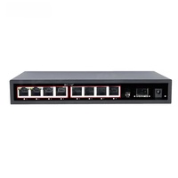 Switch PoE Gigabit de 8 Puertos, Industrial, No Administrado, Resistente al Agua, para Exteriores, 48v 1000mbps, para Cámaras CCTV Inalámbricas
