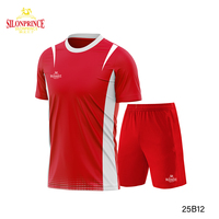 Maillot de football pour homme Haisay, séchage rapide, haute qualité, 100% polyester, OEM, sublimation, manches courtes, vêtements de sport