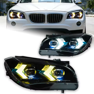 ไฟหน้า LED DRL สำหรับ X1 E84 2010-2015 อุปกรณ์ตกแต่งรถยนต์ 36W 6000K ใช้ได้กับรถยนต์ทั่วไป สองสี เหลืองและขาว อะไหล่รถยนต์ - Product Image 1