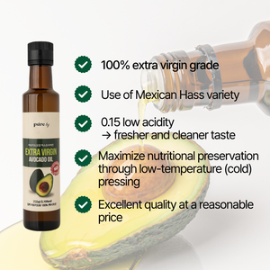 Aceite de Aguacate Extra Virgen 100% Puro Pureby, Aceite de Aguacate Orgánico Sin Refinar de Primera Calidad para el Cuidado de la Piel y la Belleza - Product Image 4