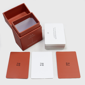 Tùy chỉnh sản xuất in đầy đủ màu sắc pháp hội thoại thẻ Đảng trò chơi câu hỏi thẻ trong hộp - Product Image 4