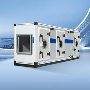 Phổ biến tùy chỉnh 6-Hàng gắn trần điều hòa không khí trung tâm ướp lạnh không khí nước đơn vị xử lý - Product Image 3