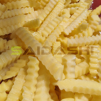 SAIDASHI Commerciële Crinkle Cut aardappelmachine voor voedingsfabrieken, voor golvende frieten, groenteblokjes, -reepjes en -schijfjes