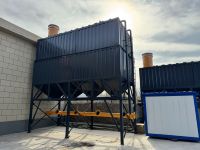 Verstärktes 100t Horizontales Zementsilo Hochkapazitäts-Zementsilo 200t für Großflächige Betonproduktionslinien