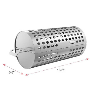 Cán Nướng Giỏ kim loại BBQ nướng giỏ <span class=keywords><strong>Net</strong></span> di động cắm trại ngoài trời - Product Image 2