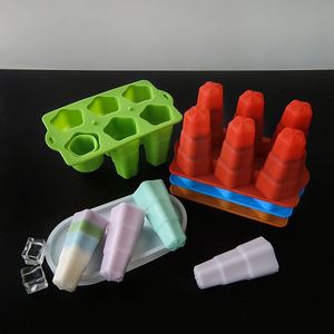 Moldes plegables para helados, 6 piezas, moldes de silicona para helados, libres de BPA, reutilizables, fáciles de desmoldar. - Product Image 6