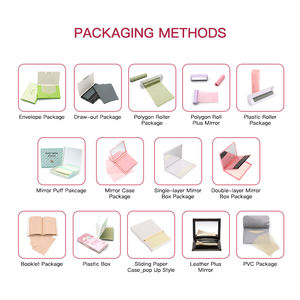 Papel absorbente de aceite maquillaje en <span class=keywords><strong>polvo</strong></span> papel matificante maquillage logotipo personalizado papel secante de aceite - Product Image 4