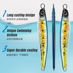 <span class=keywords><strong>Esca</strong></span> Jigging Pro Shore Jigging 20g 30g 40g 60g pesca in acqua salata in metallo esche da pesca <span class=keywords><strong>per</strong></span> spigole <span class=keywords><strong>per</strong></span> la pesca in mare - Product Image 5