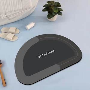 Diatomium Mud <strong>Bath</strong> Absorbent <strong>Mat</strong> Kitchen Anti-slip Drain Carpet <strong>Mat</strong> Creative Design Pattern <strong>Mat</strong> Can Be Customized Easy to Clean - Product Image 5