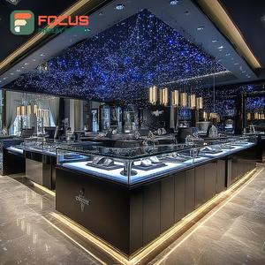 Fabricante de Muebles Modernos para Joyerías, Mostrador de Exhibición para Joyería con Marco de Madera - Product Image 4